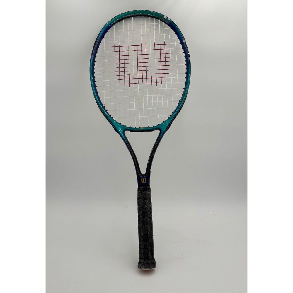 Wilson Graphite Supreme Stretch Tennis Racquet 4 1/2 Blue Good Oversize SPS